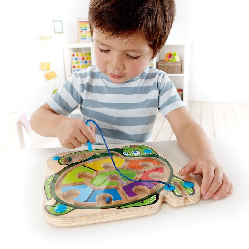 Jucarii, Copii si Bebe - Jucarii si jocuri - Jucarii & jocuri educative - Jocuri si jucarii educative - Hape labirint magnetic broasca testoasa - Infinity.ro
