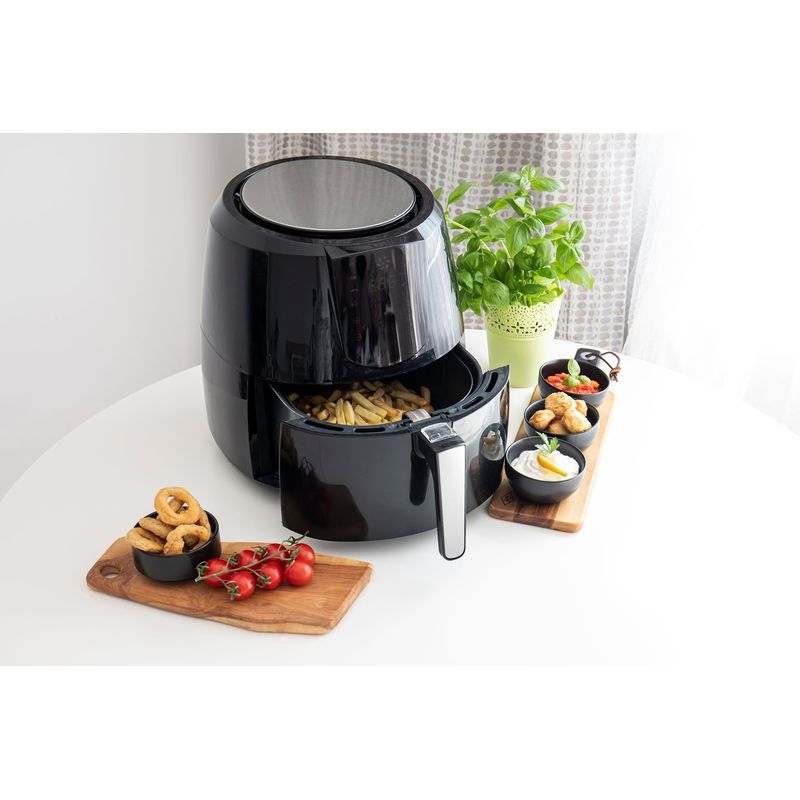 Electronice si Electrocasnice - Electrocasnice bucatarie - Aparate de gatit & desert - Friteuze - Friteuza cu aer cald, 3,2 L, 1400 W - Zokura - Infinity.ro