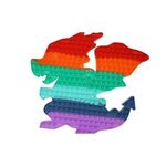 Jucarii, Copii si Bebe - Jucarii si jocuri - Jucarii bebelusi - Jucarii interactive bebelusi - Jucarie senzoriala antistres pentru copii, Pop It Now, Dragon Uriasa, Multicolor - Infinity.ro