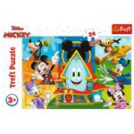 Jucarii, Copii si Bebe - Jucarii si jocuri - Jocuri si puzzle - Puzzle - Puzzle trefl 24 maxi mickey mouse casa prietenilor amuzanti - Infinity.ro