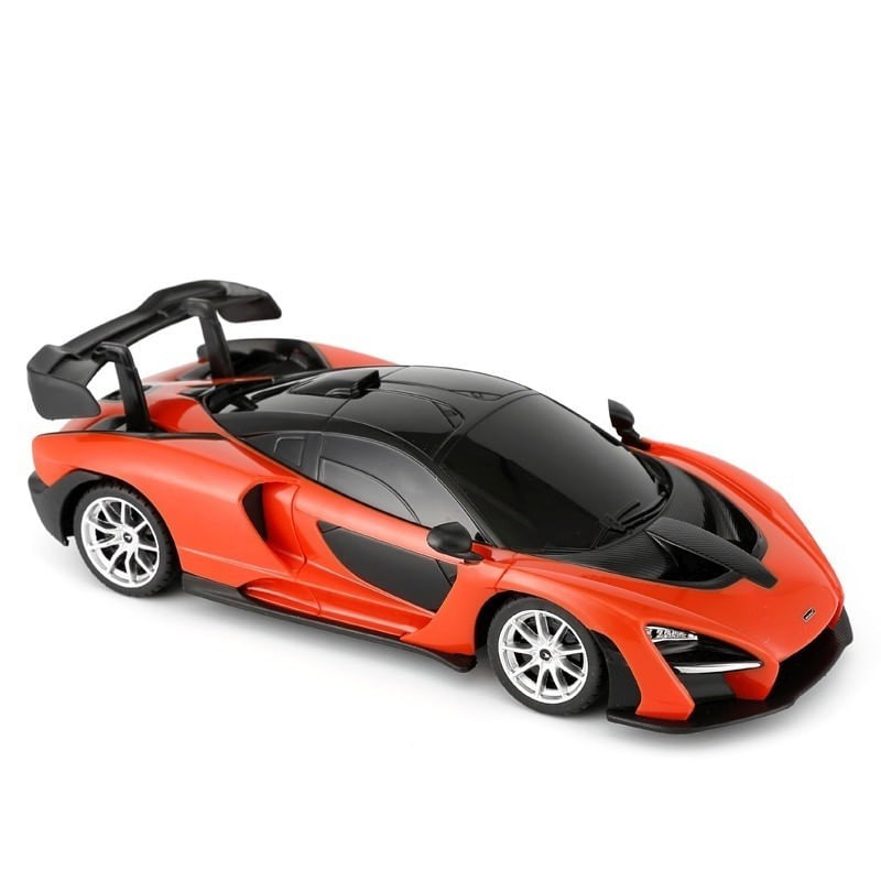 Jucarii, Copii si Bebe - Jucarii si jocuri - Vehicule si jucarii cu telecomanda - Masinute - MASINA CU TELECOMANDA MCLAREN SENNA PORTOCALIU CU SCARA 1 LA 24 - Infinity.ro