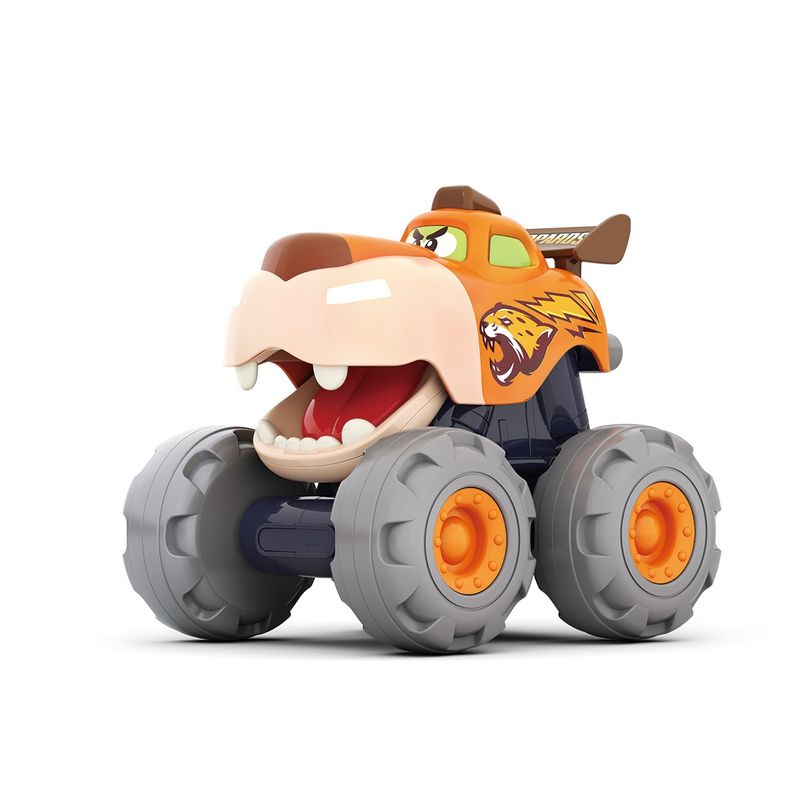 Jucarii, Copii si Bebe - Jucarii si jocuri - Jucarii bebelusi - Jucarii interactive bebelusi - Masinuta bebe monster truck leopardul infuriat - Infinity.ro