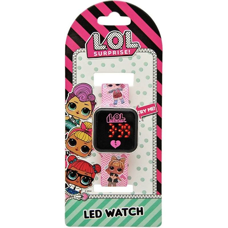Fashion, accesorii si bijuterii - Copii - Accesorii copii - Bijuterii si ceasuri copii - Ceas de mana copii led LOL Surprise Roz - Infinity.ro