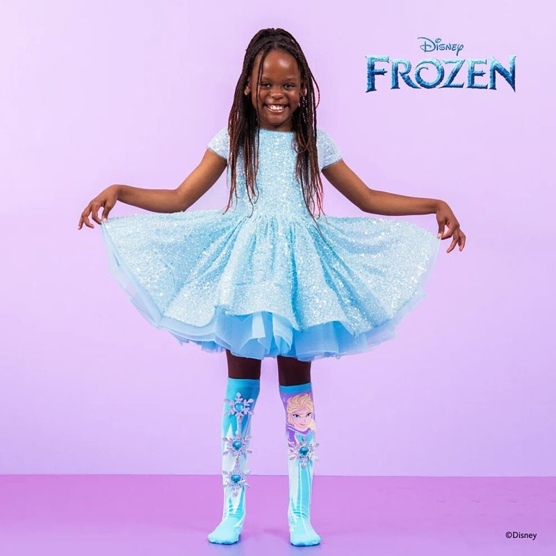 Fashion, accesorii si bijuterii - Copii - Lenjerie si pijamale copii - Sosete si dresuri copii - Sosete lungi colorate Madmia pentru fete fantasy Frozen 6-99 ani - Infinity.ro