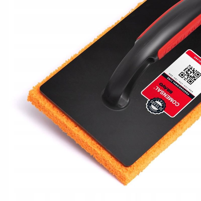 Casa si Gradina - Constructii - Vopsea si tencuieli - Unelte de vopsit si tencuit - Drisca burete cauciucat, negru, 18 mm, 26x12 cm - Infinity.ro