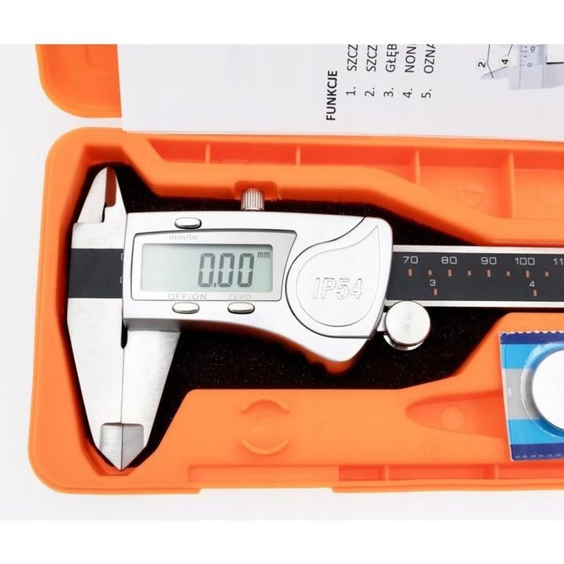 Casa si Gradina - Constructii - Scule de mana si unelte - Unelte de masurat - Subler digital 150 mm, IP54, negru, Richmann Exclusive - Infinity.ro