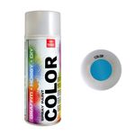 Casa si Gradina - Constructii - Vopsea si tencuieli - Vopsele si pigmenti - Vopsea spray acrilic albastru Chiaro RAL5012 400ml - Infinity.ro
