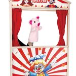 Jucarii, Copii si Bebe - Jucarii si jocuri - Figurine - Figurina plus teatru, model purcel, culoare roz, dimensiune 28cm - Infinity.ro