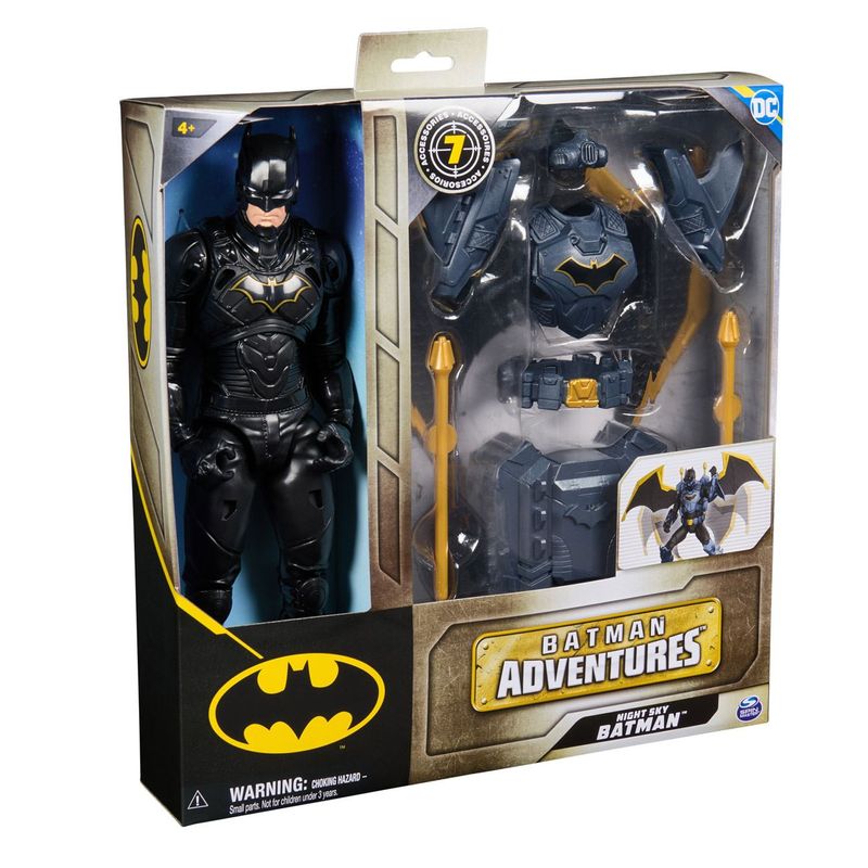 Jucarii, Copii si Bebe - Jucarii si jocuri - Figurine - Figurina actiune hasbro, batman night sky, inaltime 30 cm, accesorii, multicolor - Infinity.ro