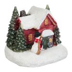 Jucarii, Copii si Bebe - Jucarii si jocuri - Figurine - Figurina craciun cu led, casuta si om de zapada, multicolor - Infinity.ro