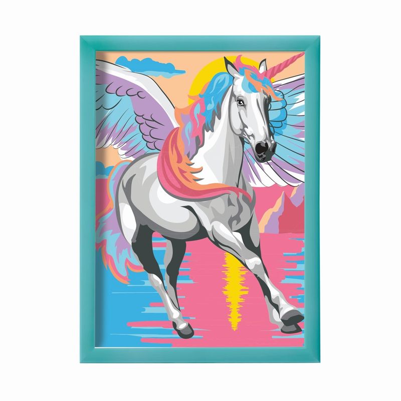 Jucarii, Copii si Bebe - Jucarii si jocuri - Jucarii & jocuri educative - Seturi pictura si desen - Picteaza si inrameaza unicornul magic - Infinity.ro