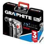 Casa si Gradina - Constructii - Scule electrice si accesorii - Rotopercutoare - Rotopercutor, SDS Plus, 1500 W, 4.5 J, Graphite - Infinity.ro