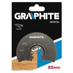 Casa si Gradina - Constructii - Scule electrice si accesorii - Scule multifunctionale si accesorii - Panza/lama fierastrau, pentru multifunctional, HCS, semirotunda, pentru lemn, 85 mm, Graphite - Infinity.ro