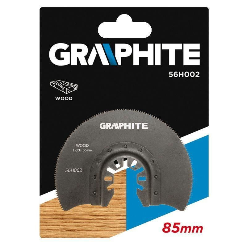 Casa si Gradina - Constructii - Scule electrice si accesorii - Scule multifunctionale si accesorii - Panza/lama fierastrau, pentru multifunctional, HCS, semirotunda, pentru lemn, 85 mm, Graphite - Infinity.ro