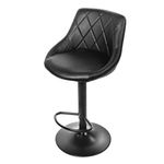 Casa si Gradina - Mobilier - Scaune si fotolii - Scaune - Scaun de bucatarie/bar, Artool, Kast, rotativ, piele ecologica, negru, 45.5x48.5x85-105 cm - Infinity.ro