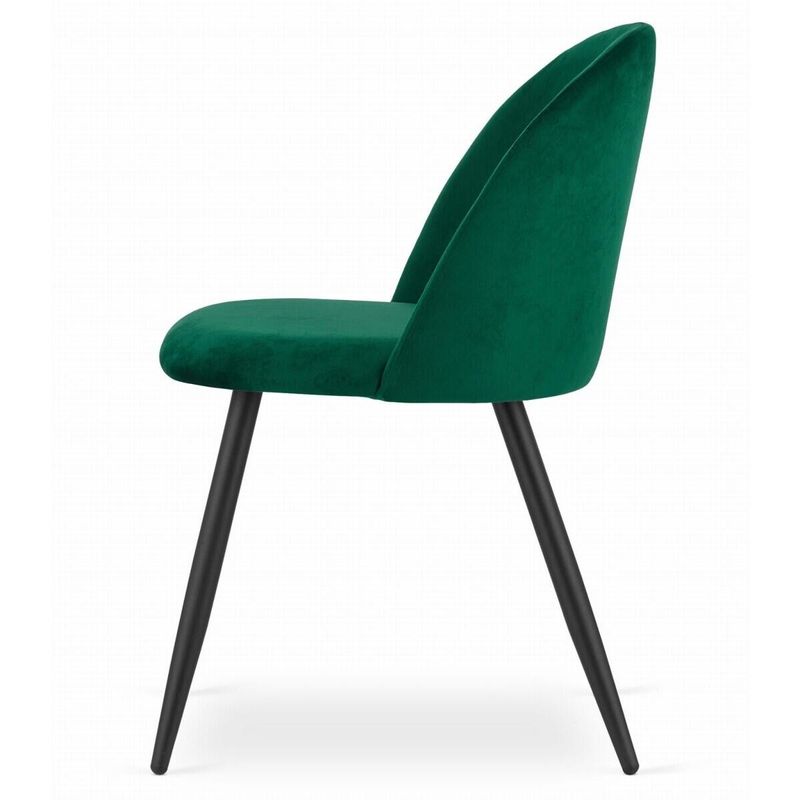 Casa si Gradina - Mobilier - Scaune si fotolii - Scaune - Scaun bucatarie/living, Artool, Bello, catifea, metal, verde, 46x42.5x76.5 cm - Infinity.ro