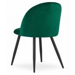 Casa si Gradina - Mobilier - Scaune si fotolii - Scaune - Scaun bucatarie/living, Artool, Bello, catifea, metal, verde, 46x42.5x76.5 cm - Infinity.ro