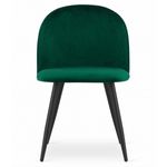 Casa si Gradina - Mobilier - Scaune si fotolii - Scaune - Scaun bucatarie/living, Artool, Bello, catifea, metal, verde, 46x42.5x76.5 cm - Infinity.ro