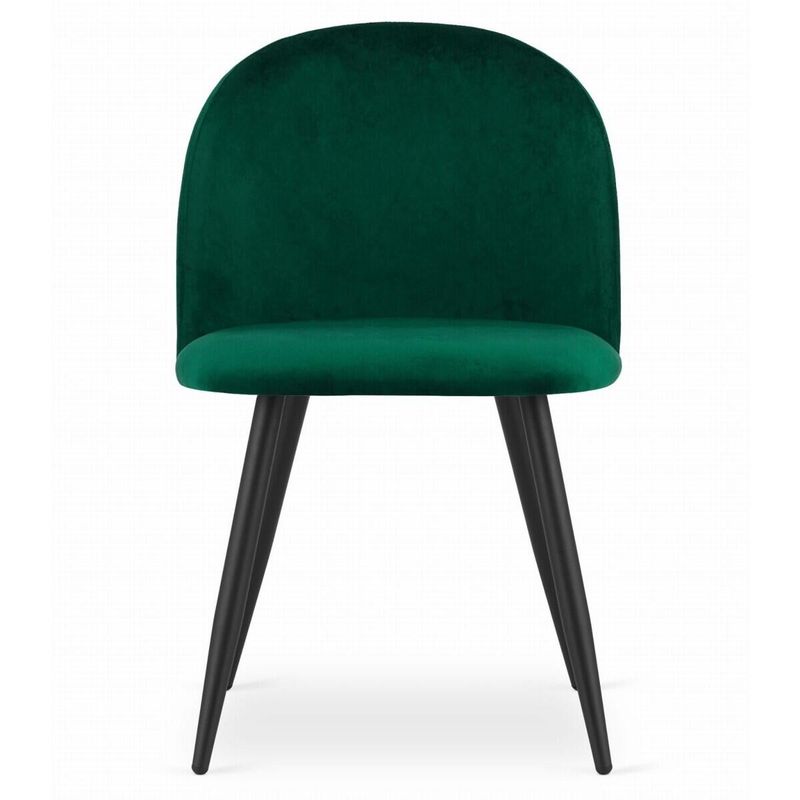 Casa si Gradina - Mobilier - Scaune si fotolii - Scaune - Scaun bucatarie/living, Artool, Bello, catifea, metal, verde, 46x42.5x76.5 cm - Infinity.ro