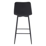 Casa si Gradina - Mobilier - Scaune si fotolii - Scaune - Scaun de bucatarie/bar, Artool, Pozza, catifea, otel, negru, 43x35x104 cm - Infinity.ro