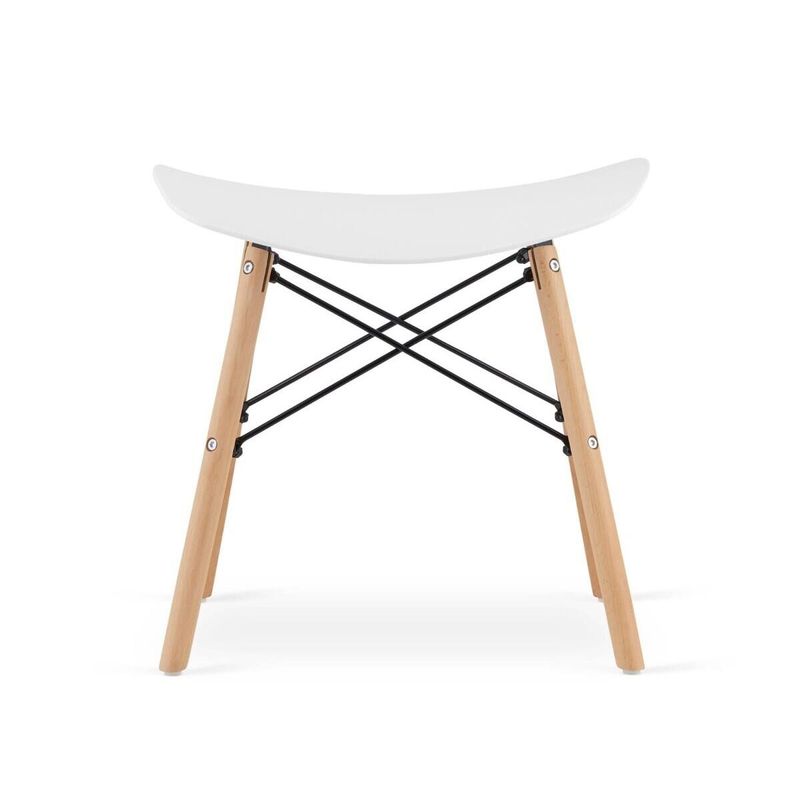 Casa si Gradina - Mobilier - Scaune si fotolii - Scaune - Scaun stil scandinav, Artool, Korfu, fara spatar, PP, lemn, alb, 47.5x36x46.5 cm - Infinity.ro