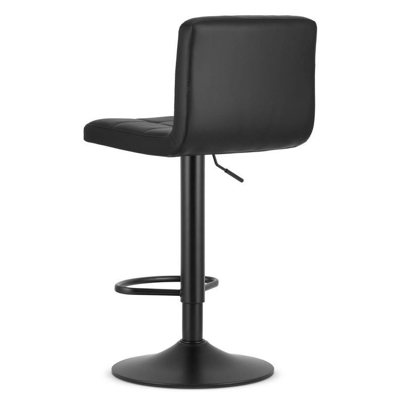 Casa si Gradina - Mobilier - Scaune si fotolii - Scaune - Scaun de bucatarie/bar, Artool, Prot, rotativ, piele ecologica, negru, 41x44.5x87.5-108 cm - Infinity.ro