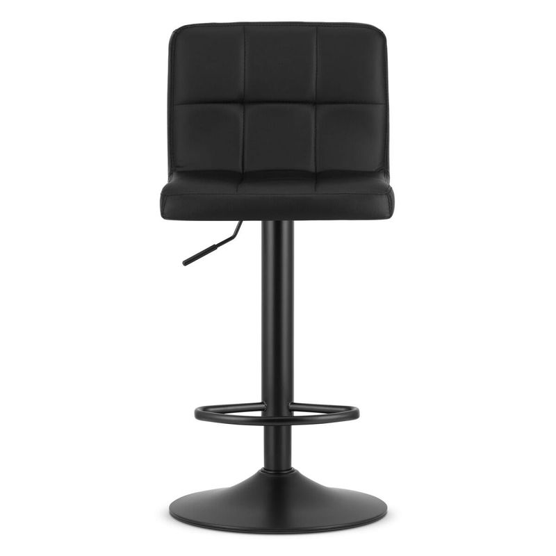 Casa si Gradina - Mobilier - Scaune si fotolii - Scaune - Scaun de bucatarie/bar, Artool, Prot, rotativ, piele ecologica, negru, 41x44.5x87.5-108 cm - Infinity.ro