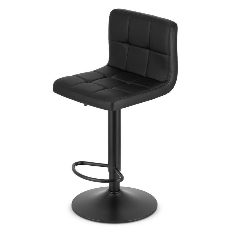 Casa si Gradina - Mobilier - Scaune si fotolii - Scaune - Scaun de bucatarie/bar, Artool, Prot, rotativ, piele ecologica, negru, 41x44.5x87.5-108 cm - Infinity.ro