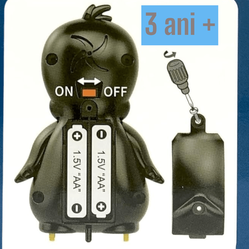 Jucarii, Copii si Bebe - Jucarii si jocuri - Jucarii & jocuri educative - Jucarii interactive - Jucarie magnetica, Famile 4 pinguini, kidsNplay, saltareti si muzicali, multicolor, cu legaturi de absorbtie magnetica, h=11 cm, electric, 3 ani+, magnet atasat pe fiecare pinguin - Infinity.ro