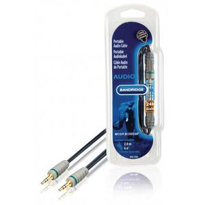 Cablu audio stereo OFC cupru Jack 3.5 mm tata-tata 2m Bandridge
