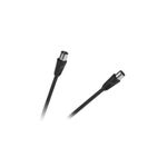 TV, Audio-Video si Foto - Accesorii TV si audio - Cabluri si adaptoare audio - Cablu RF negru 1.8m - Infinity.ro