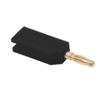 TV, Audio-Video si Foto - Accesorii TV si audio - Cabluri si adaptoare audio - Mufa banana tata neagra contact aurit cablu 4mm - Infinity.ro