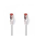 TV, Audio-Video si Foto - Accesorii TV si audio - Cabluri si adaptoare audio - Cablu SFTP CAT6 7.5m RJ45 tata - RJ45 tata alb Nedis - Infinity.ro