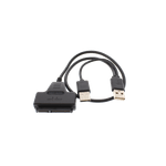 TV, Audio-Video si Foto - Accesorii TV si audio - Cabluri si adaptoare audio - Cablu adaptor USB2.0 la SATA SSD HDD 2.5" - Infinity.ro