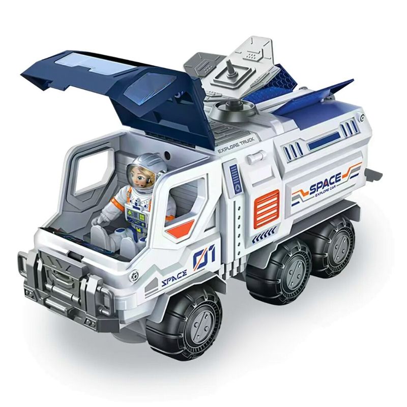 Jucarii, Copii si Bebe - Jucarii si jocuri - Jucarii & jocuri educative - Jucarii interactive - Jucarie interactiva cu cosmonauti, statie spatiala, naveta spatiala, vehicul spatial si accesorii - Infinity.ro