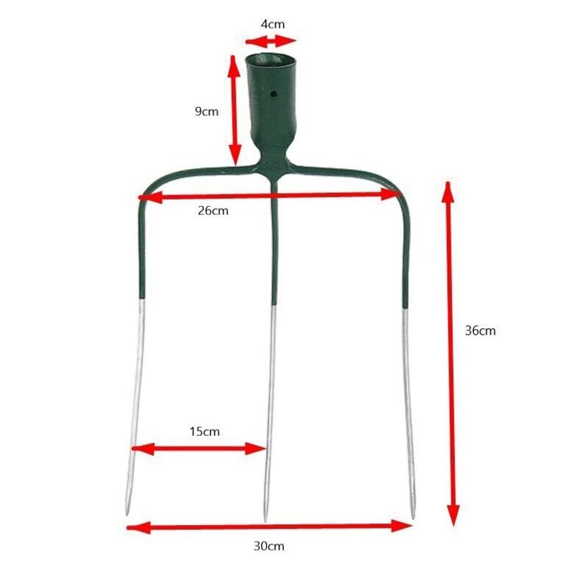 Casa si Gradina - Gradinarit si plante - Unelte gradinarit - Furci - Furca 3 dinti, Strend Pro, forjata, fara coada - Infinity.ro