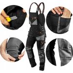 Casa si Gradina - Constructii - Echipamente de lucru - Imbracaminte protectia muncii - Pantaloni de lucru cu pieptar, salopeta, slim fit, model HD, NEO, marimea XXXL/58 - Infinity.ro