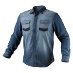 Casa si Gradina - Constructii - Echipamente de lucru - Imbracaminte protectia muncii - Camasa pentru lucru, de blugi, model Denim, marimea M/50, NEO - Infinity.ro