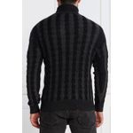 Fashion, accesorii si bijuterii - Barbati - Imbracaminte - Pulovere barbati - Pulover barbati Guess M3BR26,  L INTL, Negru/Gri inchis - Infinity.ro