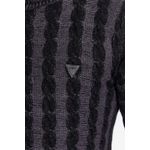 Fashion, accesorii si bijuterii - Barbati - Imbracaminte - Pulovere barbati - Pulover barbati Guess M3BR26,  L INTL, Negru/Gri inchis - Infinity.ro