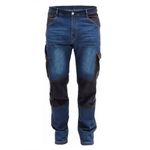 Casa si Gradina - Constructii - Echipamente de lucru - Imbracaminte protectia muncii - Pantaloni de lucru tip blugi, slim fit, model Denim, Dedra, marimea L/52 - Infinity.ro