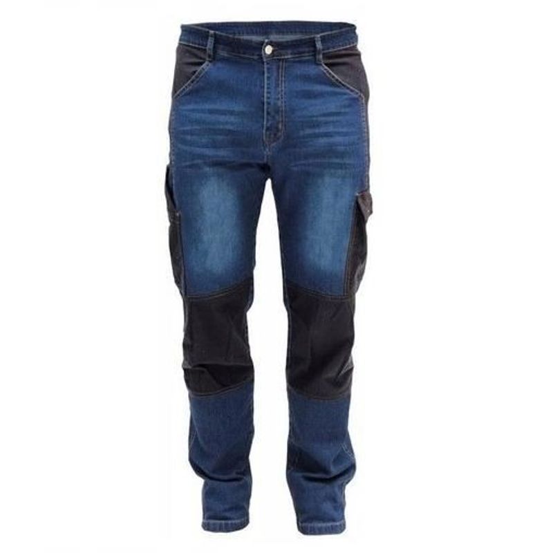 Casa si Gradina - Constructii - Echipamente de lucru - Imbracaminte protectia muncii - Pantaloni de lucru tip blugi, slim fit, model Denim, Dedra, marimea L/52 - Infinity.ro