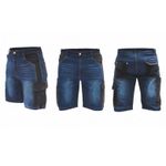 Casa si Gradina - Constructii - Echipamente de lucru - Imbracaminte protectia muncii - Pantaloni scurti de lucru tip blugi, slim fit, model Denim, Dedra, marimea LD/54 - Infinity.ro