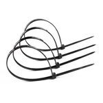 Casa si Gradina - Constructii - Feronerie si accesorii - Suruburi, dibluri si accesorii uz general - Coliere plastic, negre, 500x7.2 mm, set 100 buc, Drel - Infinity.ro