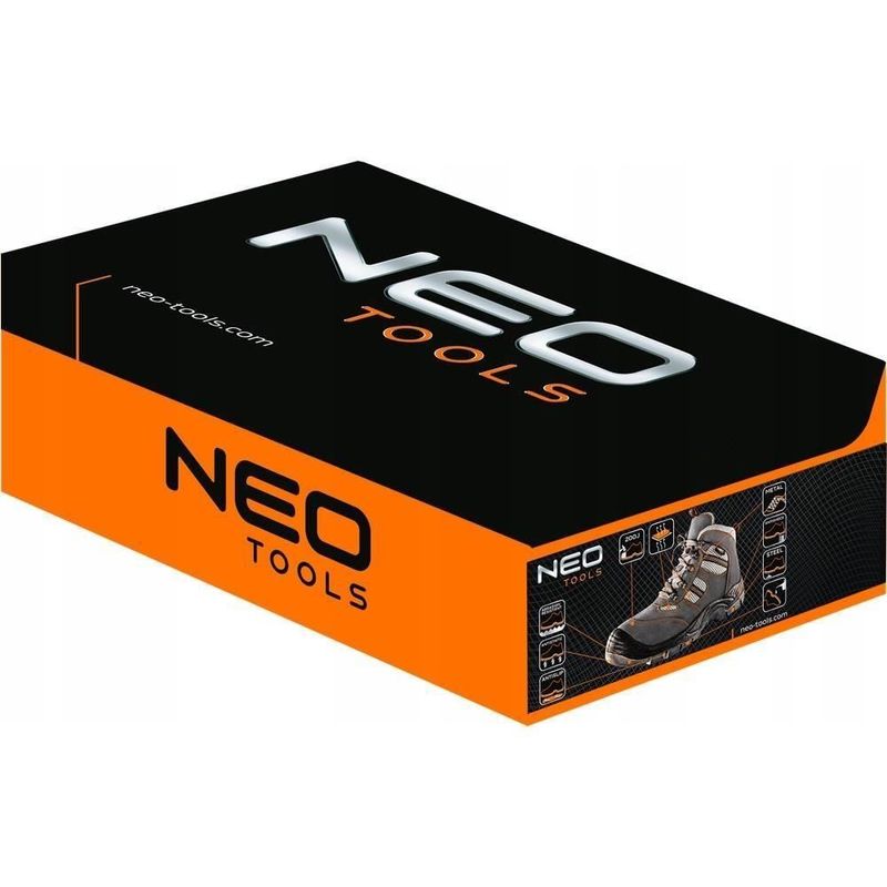 Casa si Gradina - Constructii - Echipamente de lucru - Incaltaminte protectia muncii - Bocanci de lucru, S1P, SRA, piele caprioara, marimea 45, NEO - Infinity.ro