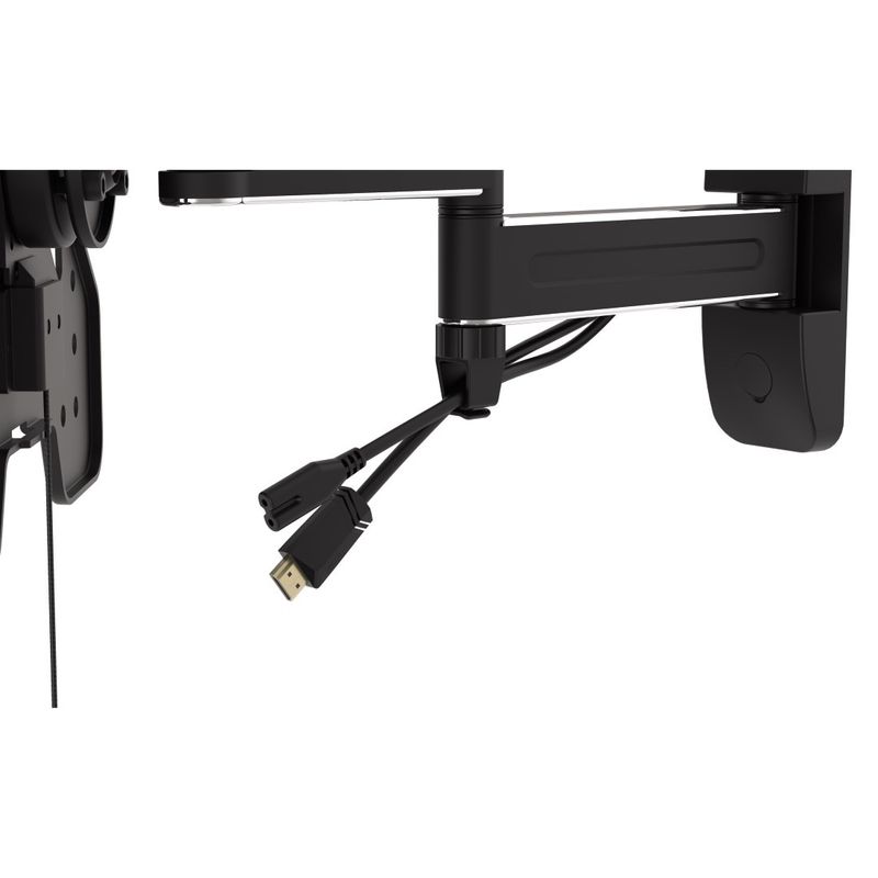 TV, Audio-Video si Foto - Accesorii TV si audio - Suporturi TV - Suport TV de perete Hama 118053, reglabil, 19"-48", 25Kg, Negru - Infinity.ro