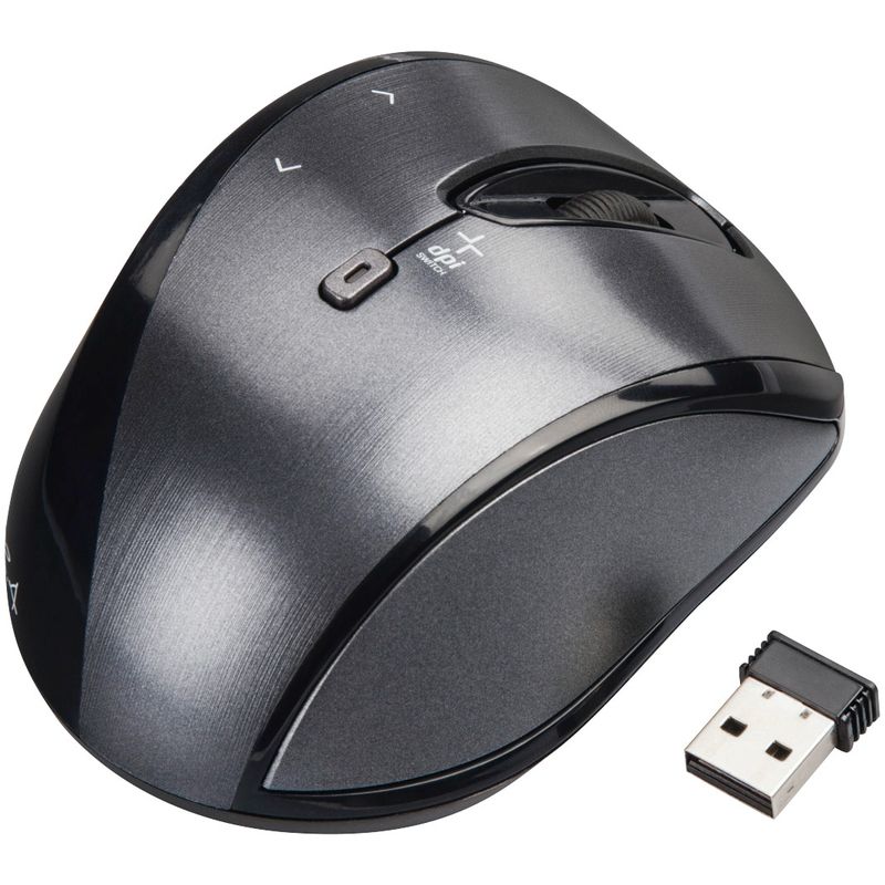 PC, gaming si accesorii - Periferice PC - Mouse - Mouse wireless Hama Cuvio, Negru - Infinity.ro