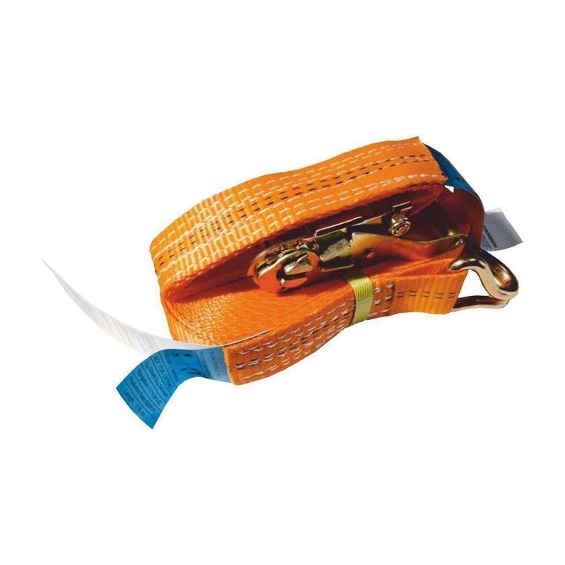 Casa si Gradina - Constructii - Depozitare, transport si protectie - Accesorii echipamente pentru transport si ridicat - Chinga ancorare cu clichet, 35 mm x 2 m, 2000 kg - Infinity.ro