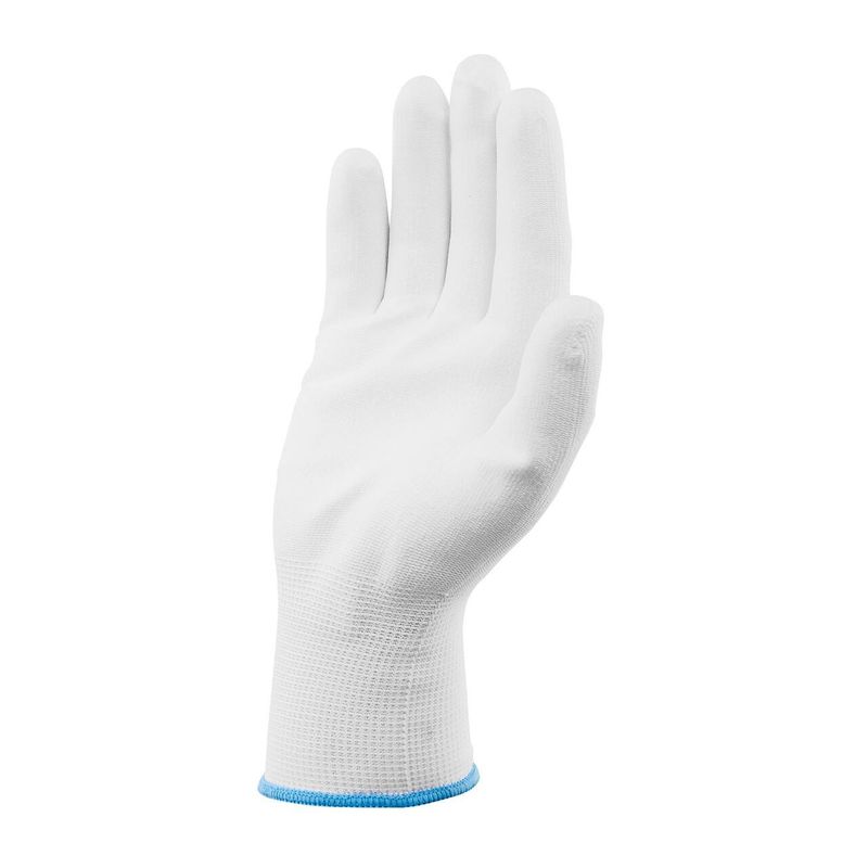 Casa si Gradina - Constructii - Echipamente de lucru - Manusi protectia muncii - Manusi pentru lucru, Richmann, poliester, poliuretan, alb, marimea M - Infinity.ro