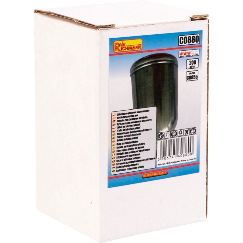Casa si Gradina - Constructii - Vopsea si tencuieli - Pistoale si sisteme de vopsit si tencuit - Vas aluminiu rezerva pentru pistol vopsit C0855, 0.2 L, Richmann - Infinity.ro